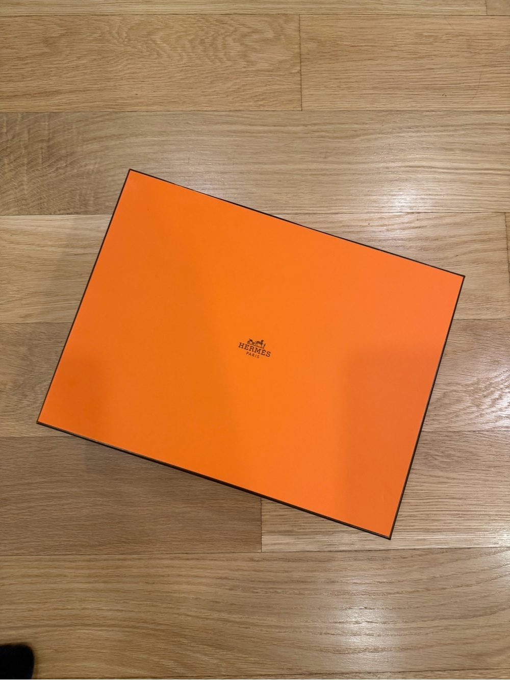 Hermès Orange Shoe Box